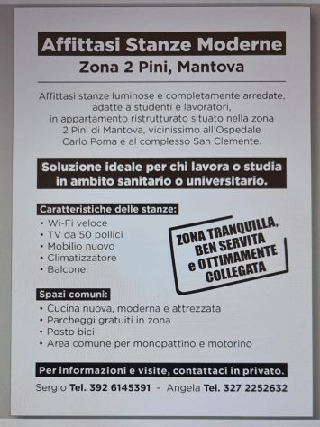 Splendide camere zona ospedale MANTOVA