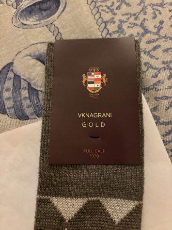 CALZE NUOVE IN LANA MERINO DA UOMO EDIZIONE LIMITATA ORIGINALI FIRMATE”VKNAGRANI - Foto 4