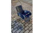 PASSEGGINO PEG BLU VINTAGE ANNI ‘60 / ‘70,SCHIENALE REGOLABILE, USATO