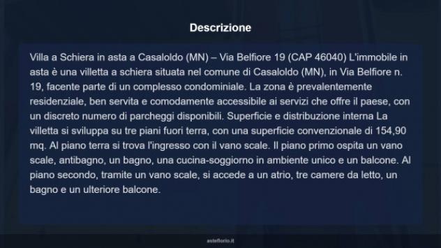 Immobile in asta di 154 m² con più di 5 locali e box auto in vendita a Casaloldo - Foto 13