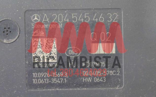 A0064312512 Mercedes Classe C 4WD centralina gruppo pompa ABS - Foto 2