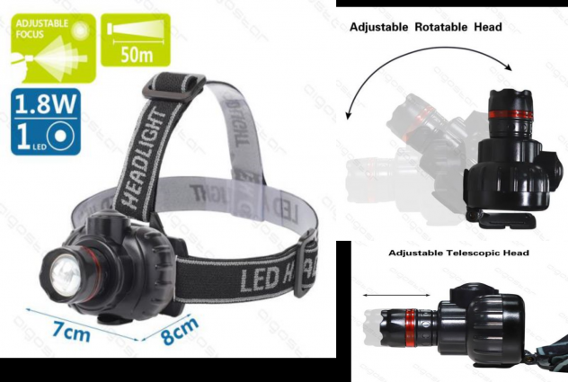LED HEAD LAMP06 Marca Aigostar - Articolo Nuovo - Molto Utile - - Foto 2