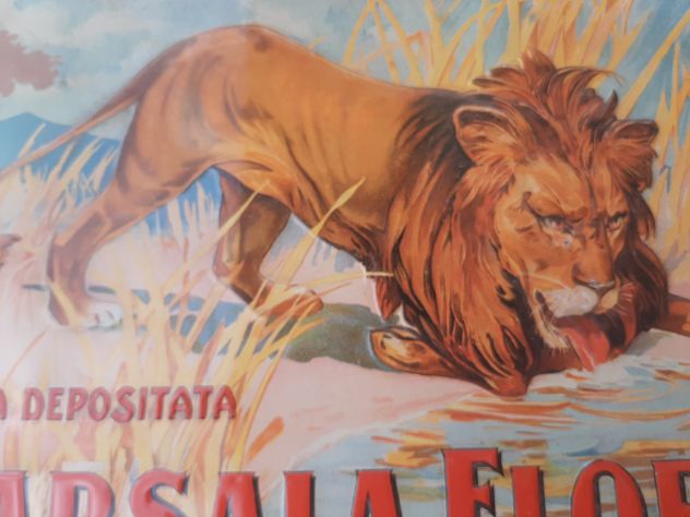 INSEGNA MARSALA FLORIO MARCA DEPOSITATA TARGA IN RILIEVO - Foto 2