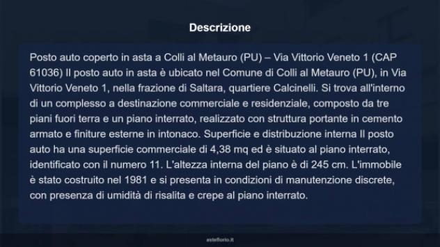 Immobile in asta di 4 m² in vendita a Colli al Metauro - Foto 5