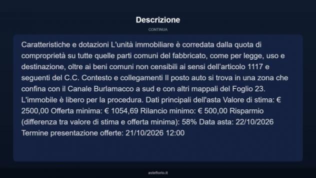 Immobile in asta di 9 m² in vendita a Viareggio - Foto 5