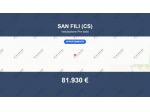 Immobile in asta di 298 m² in vendita a San Fili