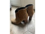 Stivaletti donna effetto camoscio n.40