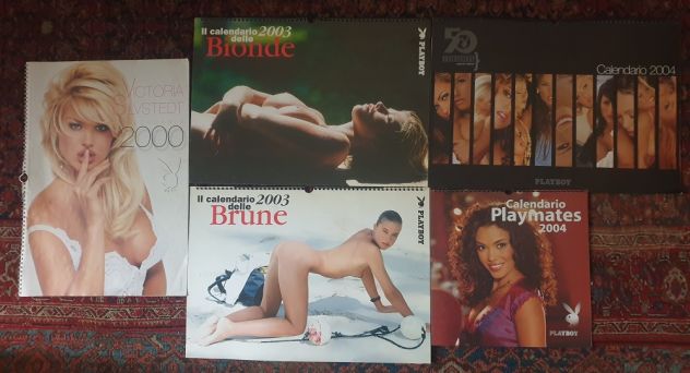 Lotto 5 calendari Silvstedt Playboy 50 Anniversary Playmates 2004 altro