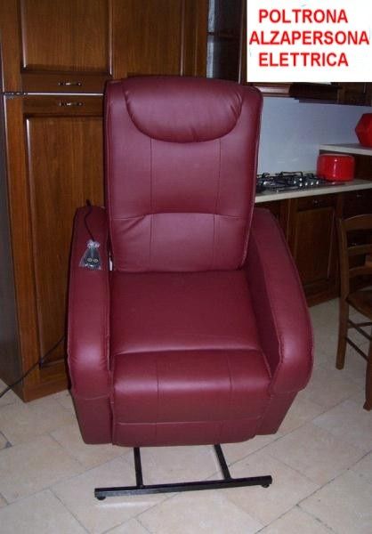 POLTRONA RELAX CON FUNZIONE ALZAPERSONA NUOVA - Foto 2