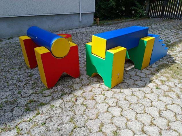 Wehrfritz set 8 moduli morbidi in schiuma per percorsi motori bambini - Foto 3