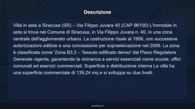 Immobile in asta di 139 m² con più di 5 locali in vendita a Siracusa - Foto 17