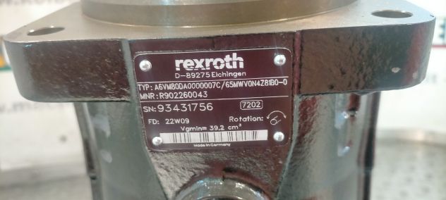 Motore Rexroth A6VM80 R902260043 - Foto 5