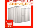 Box in Acciaio Zincato Casetta da Giardino in Lamiera 2.75 x 1.75 m x h2.12 &hellip;