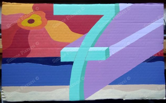 Quadro di Simone Piazzesi - NUMERO SETTE (2024)