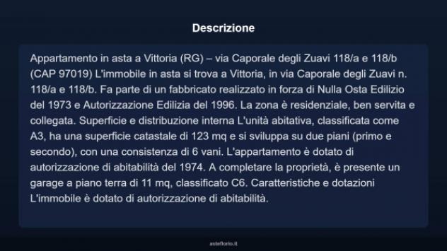 Immobile in asta di 123 m², box auto in vendita a Vittoria - Foto 12