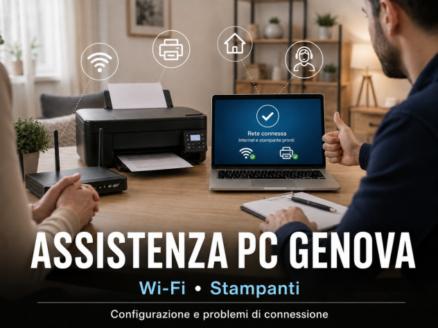 Assistenza PC a domicilio Genova – Wi-Fi, stampanti e lezioni pratiche - Foto 3