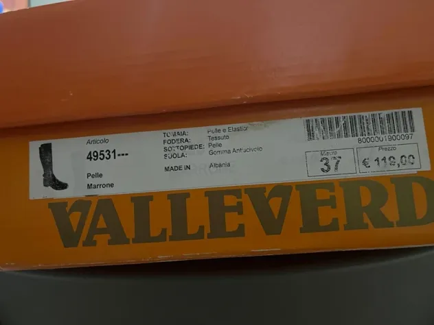 Valleverde Stivali in Pelle + elastick numero 37,comodi e versatili - Foto 5