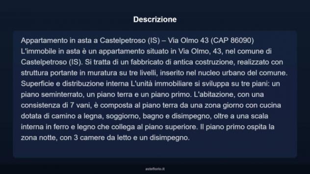 Immobile in asta di 105 m² con più di 5 locali in vendita a Castelpetroso - Foto 7