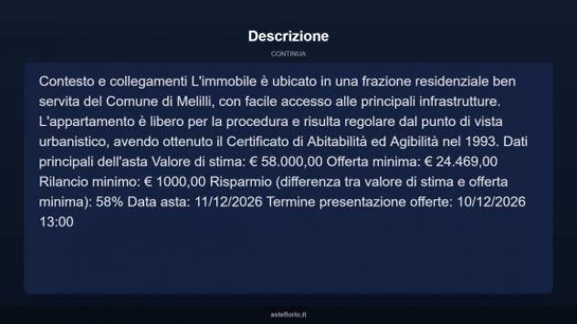 Immobile in asta di 110 m², box auto in vendita a Melilli - Foto 12