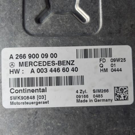 Centralina motore Continental, Mercedes-Benz, SIM266, 5WK90848 A 266 900 09 00 - Foto 5