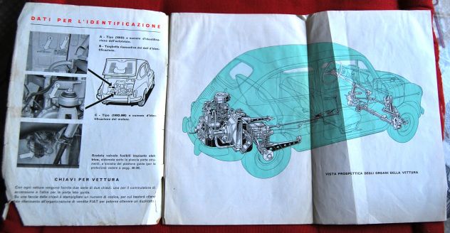 libretto uso e manutenzione fiat 600D