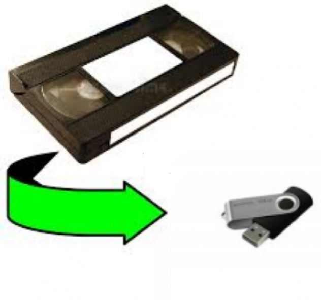 Riversamento delle videocassette VHS su USB, hard disk, DVD