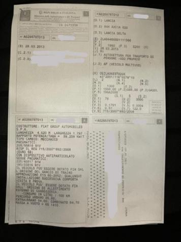 LANCIA Delta 1.6 MJT Gold rif. 23513487 - Foto 6