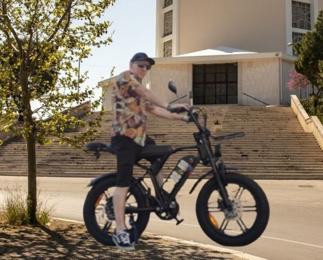 Vendo Bici Elettrica Sella Lunga Leo Wang Orso Bruno Fat Bike - Foto 4