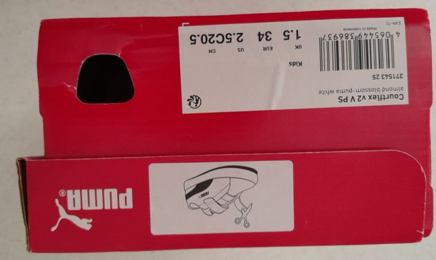 Scarpe da ginnastica N° 34 PUMA Courtflex V2 V PS - Foto 9