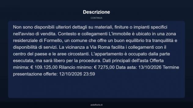 Immobile in asta di 73 m² in vendita a Formello - Foto 4