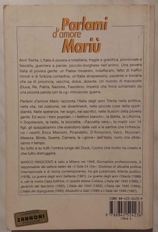 Come eravamo negli anni Trenta Parlami d'amore Mariù di M.Innocenti Ed:Mursia, - Foto 2