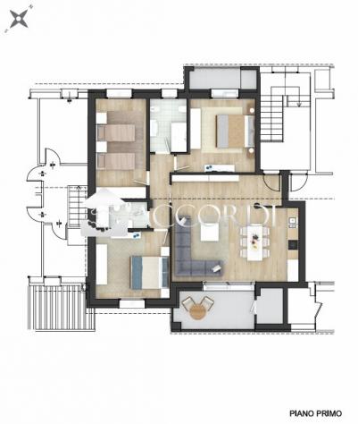 APPARTAMENTO di 6 vani e di 120 mq (SUSEGANA) rif. JS009_6 - Foto 12