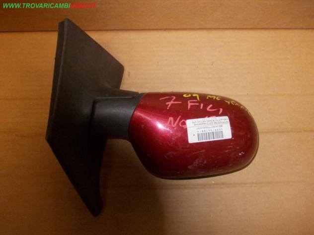 RETROVISORE EST.D.regolazione elettrica 7 FILI ROSSO MET.NO VTR RENAULT MEGANE (B/D/L/K/J64) 5p / Coach / Classic / SW / Scenic  Vetri e Retrovisori