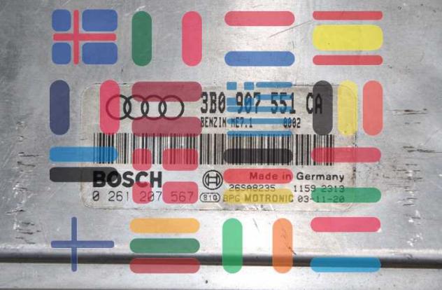 0261207567 3B0907551CA Audi A4 2.4 centralina motore Bosch - Foto 2