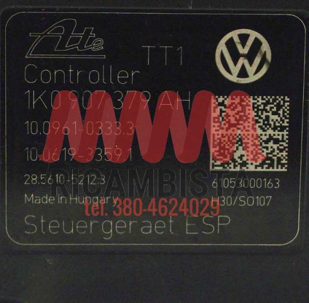 10.0212-0480.4 Volkswagen Golf VI centralina gruppo pompa ABS - Foto 2