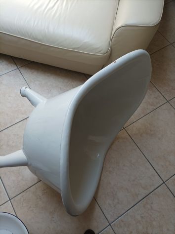 Vasca/Tinozza da bagno Vintage, stile classico in ferro/ghisa smaltata bianca. - Foto 2