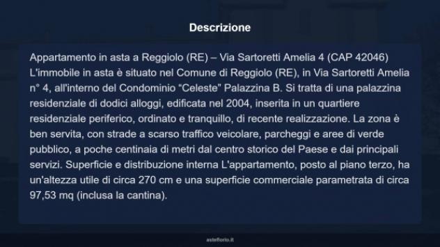Immobile in asta di 97 m², box auto in vendita a Reggiolo - Foto 16