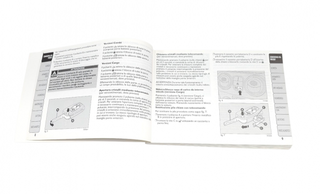 LIBRETTO USO E MANUTENZIONE FIAT Qubo Serie 330A1000 (16) - Foto 8