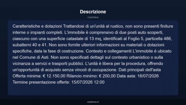 Immobile in asta di 70 m² in vendita a Asti - Foto 4