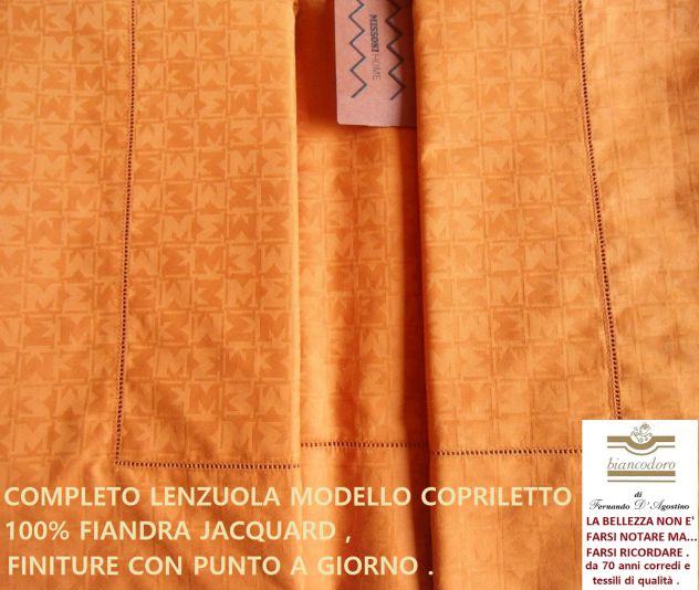 Missoni , Lenzuola Complete 4 pezzi ( modello copriletto ) in tre modelli . - Foto 3