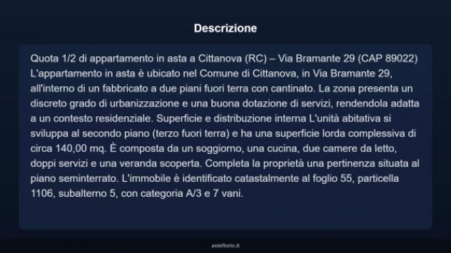 Immobile in asta di 140 m² con più di 5 locali in vendita a Cittanova - Foto 4