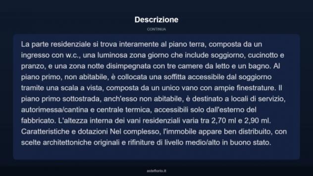 Immobile in asta di 252 m² con più di 5 locali e box auto in vendita a Pergola - Foto 4