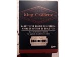 10 Lamette top quality per rasoio rivestite in platino (KING C GILLETTE)