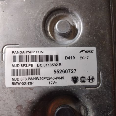 CENTRALINA MOTORE MAGNET MARELLI MJD 8F3.P8 55260727 FIAT PANDA