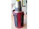 Thermos vintage  pelle e cavallino h23