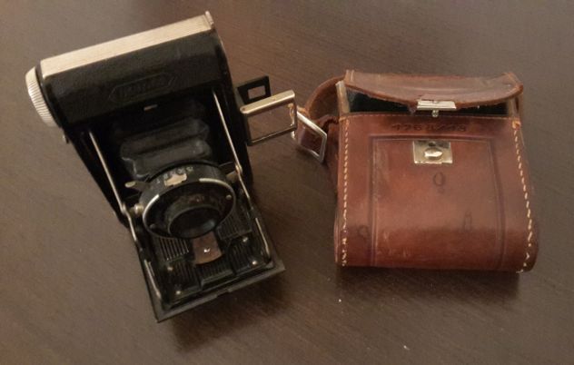 ZEISS IKON IKONTA 520-18 A SOFFIETTO CON CUSTODIA ANNI '30. - Foto 4