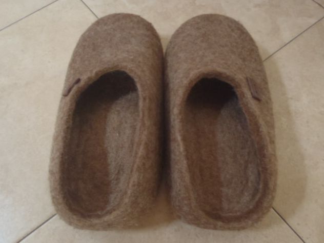 Pantofole lana di feltro - Foto 2
