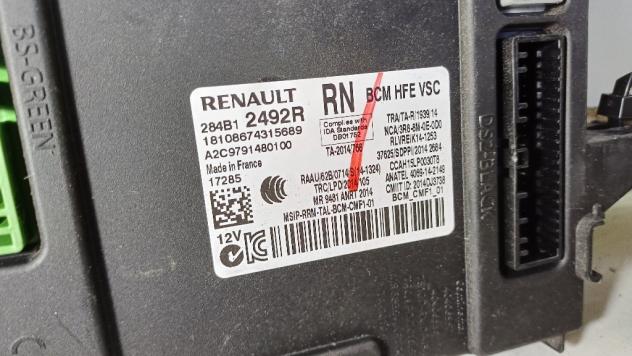 COMPUTER DI BORDO RENAULT Kadjar Serie 284B12492R K9K646 (15) - Foto 2