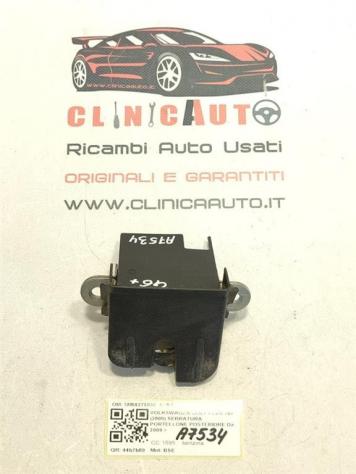 SERRATURA PORTELLONE POSTERIORE VOLKSWAGEN Golf 6 Plus 5M0827505E BSE (0812)