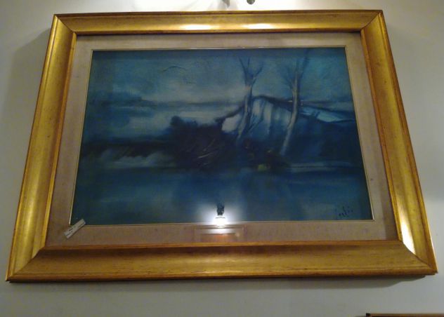 Quadro olio su tela pittore italiano